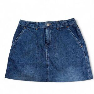 Vintage lucky brand mini denim skirt